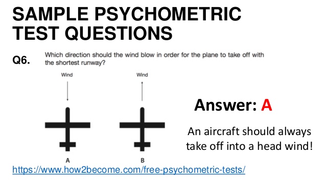 psychometric testing questions and answers